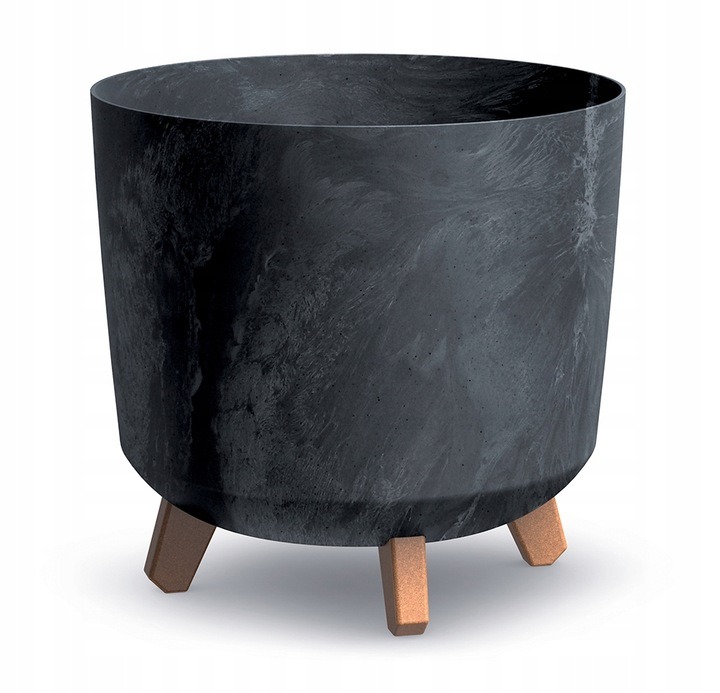 Doniczka Gracia Tubus Beton Effect antracyt