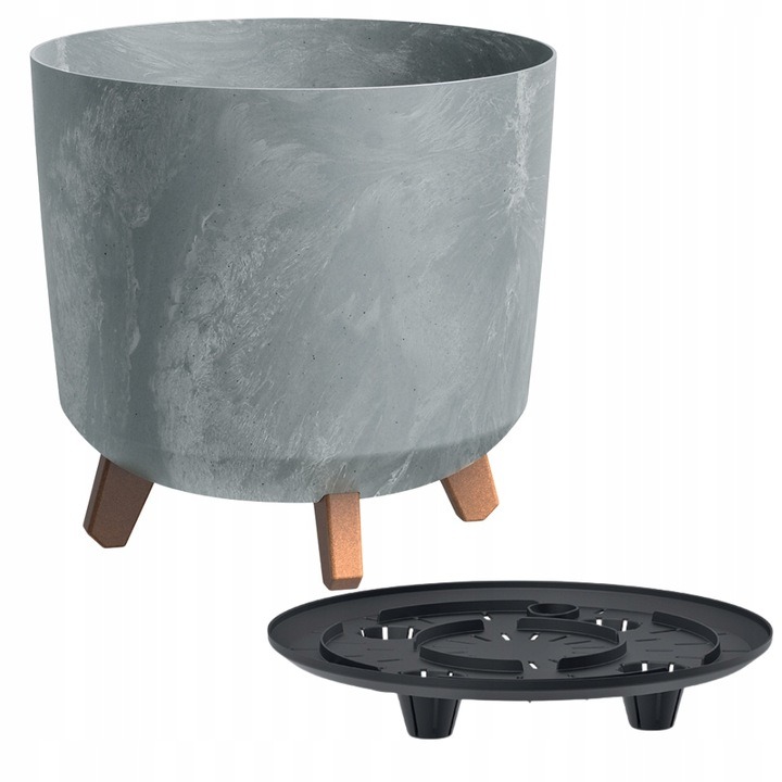 Doniczka Gracia Tubus Beton Effect beton