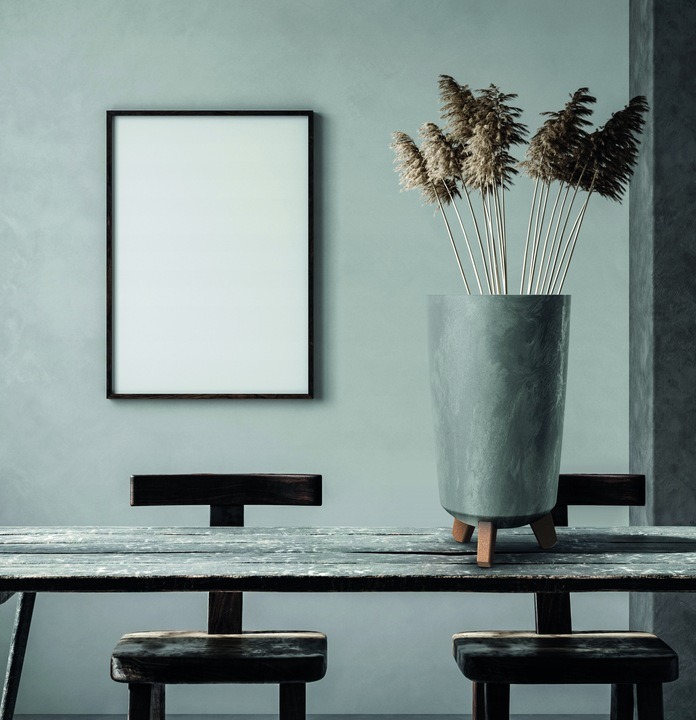 Doniczka Gracia Tubus Slim Beton Effect