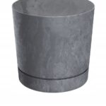 Doniczka Tubo BETON EFFECT z podstawkiem Marengo