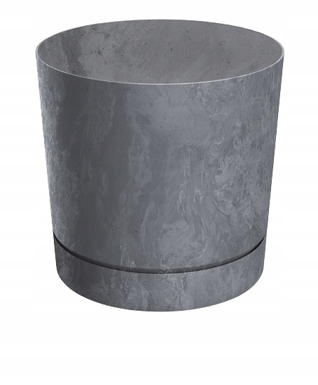 Doniczka Tubo BETON EFFECT z podstawkiem Marengo