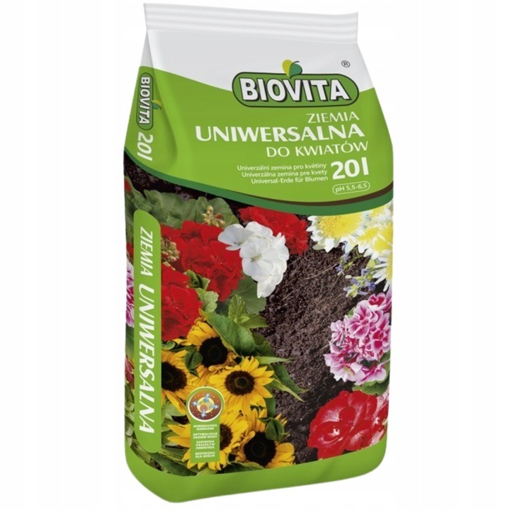 Ziemia uniwersalna do kwiatów BIOVITA