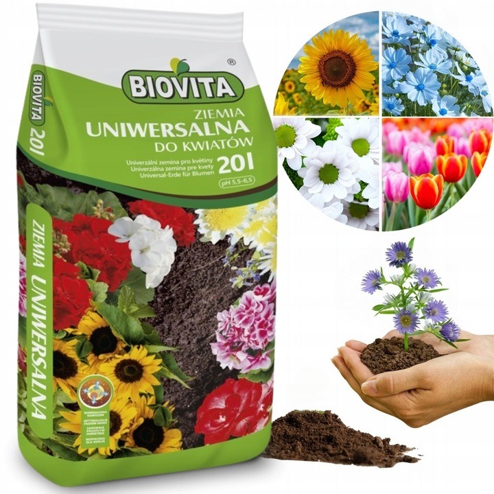 Ziemia uniwersalna do kwiatów BIOVITA