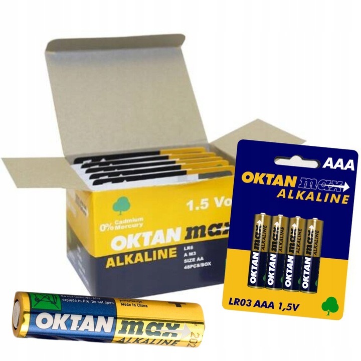 Baterie alkaiczne OKTAN MAX LR03 AAA 1,5V