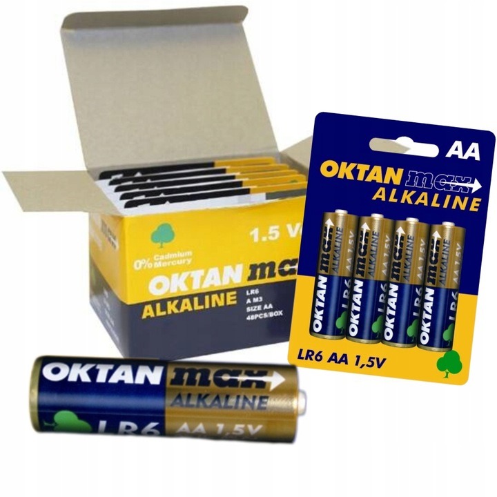 Baterie alkaliczne OKTAN max LR6 AA 1,5V